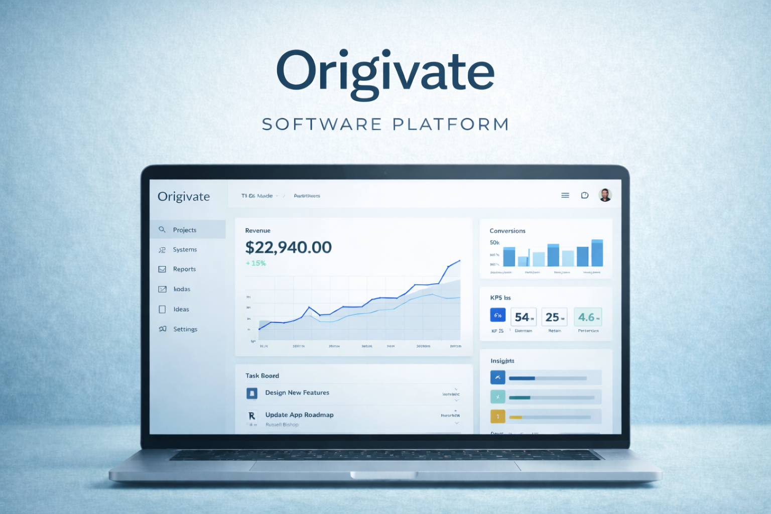 Origivate Software Platform concept